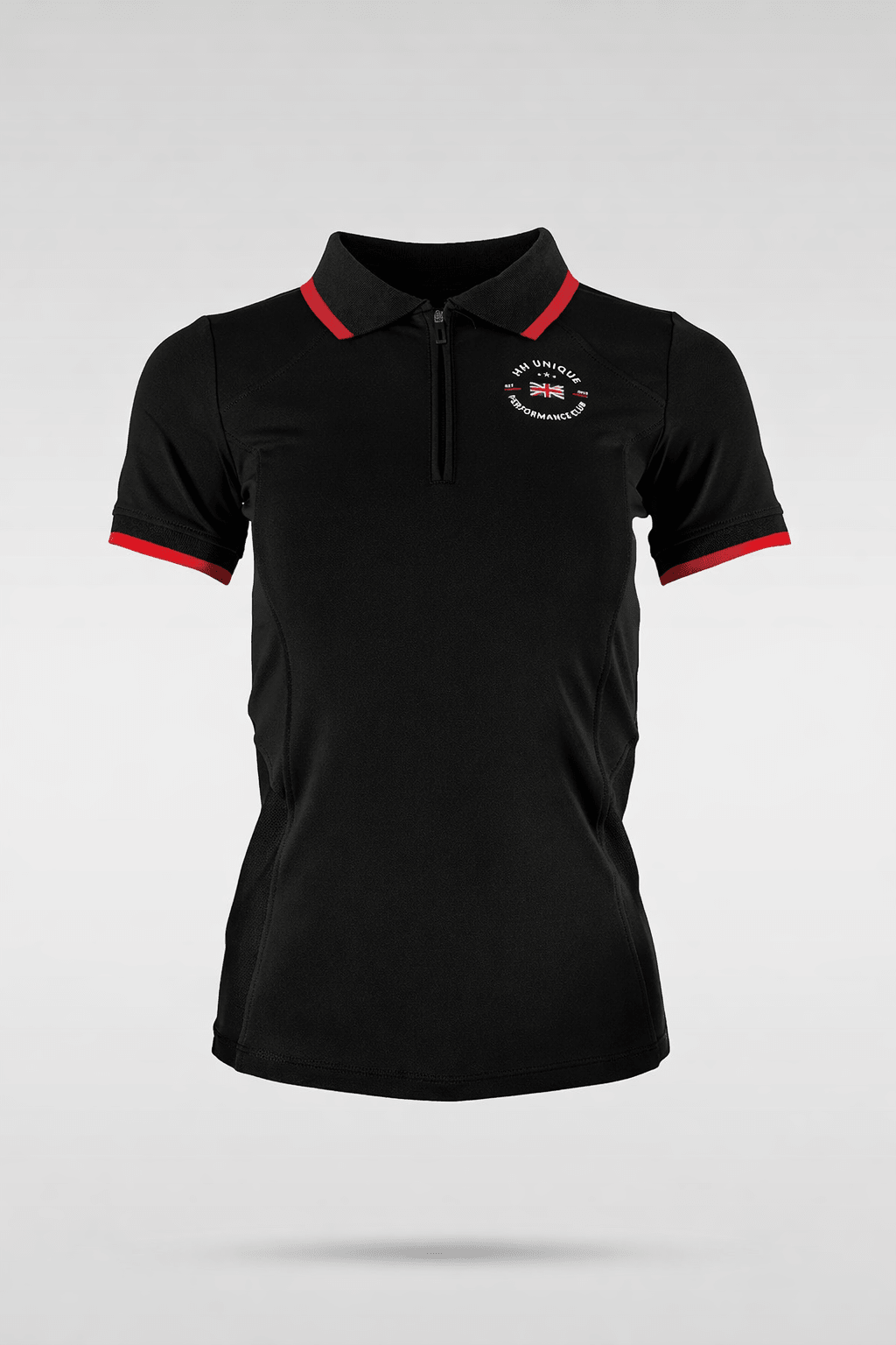 HORZEHOODS® Performance Club Black Short Sleeve Base Layer Top - Horzehoods