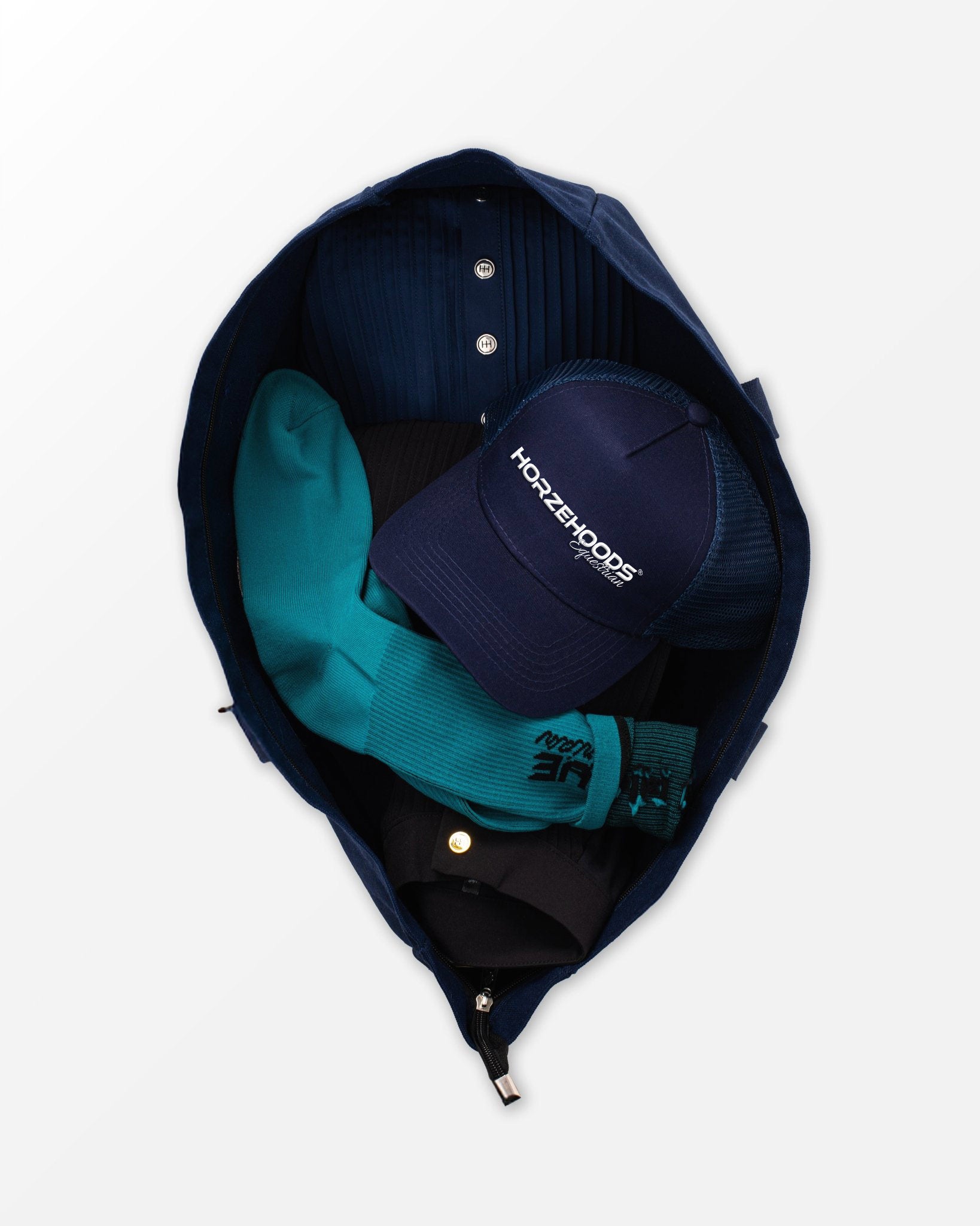 HORZEHOODS® Performance Club Navy 'Bits & Boots' Bag - With Zip