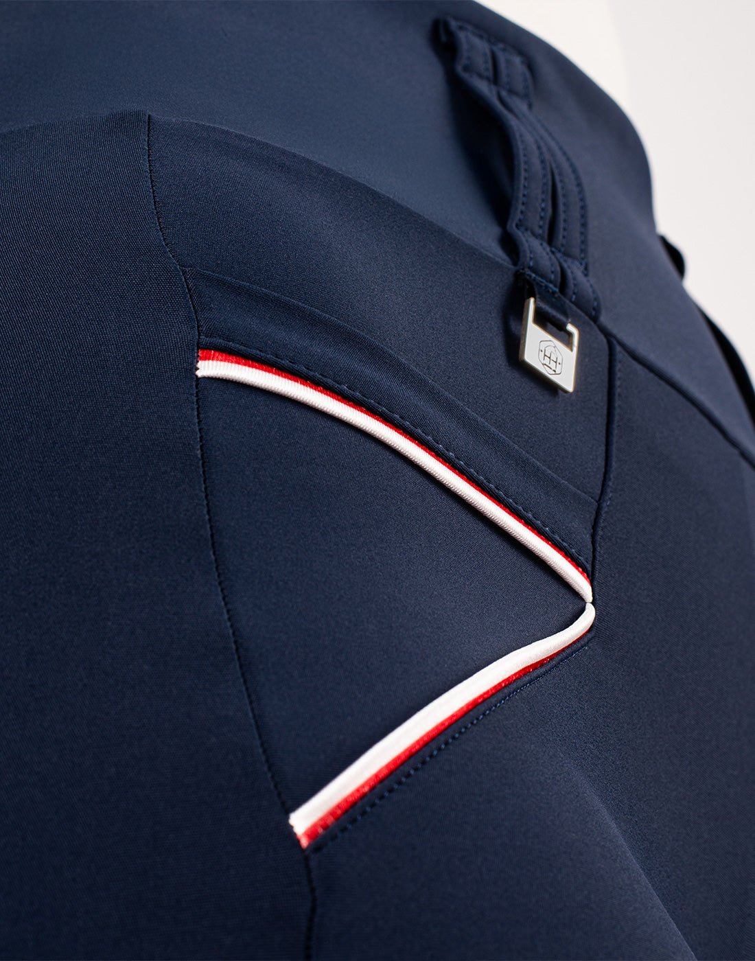 HORZEHOODS® Performance Club Navy High Waist Breggings - Horzehoods5056725027322