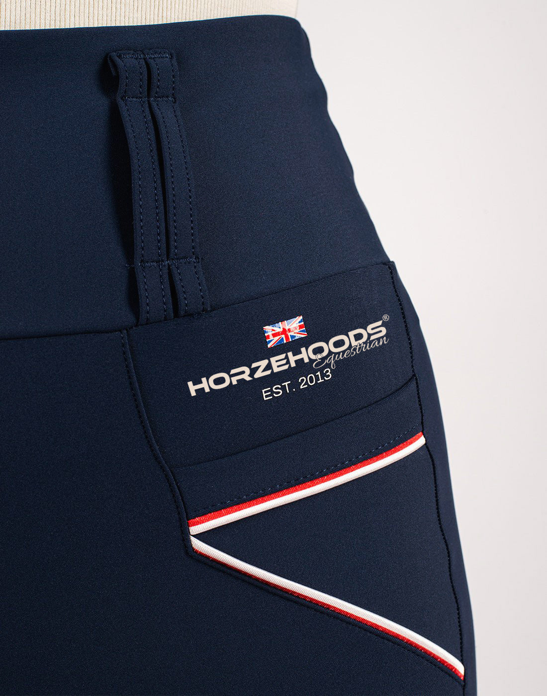 HORZEHOODS® Performance Club Navy High Waist Breggings