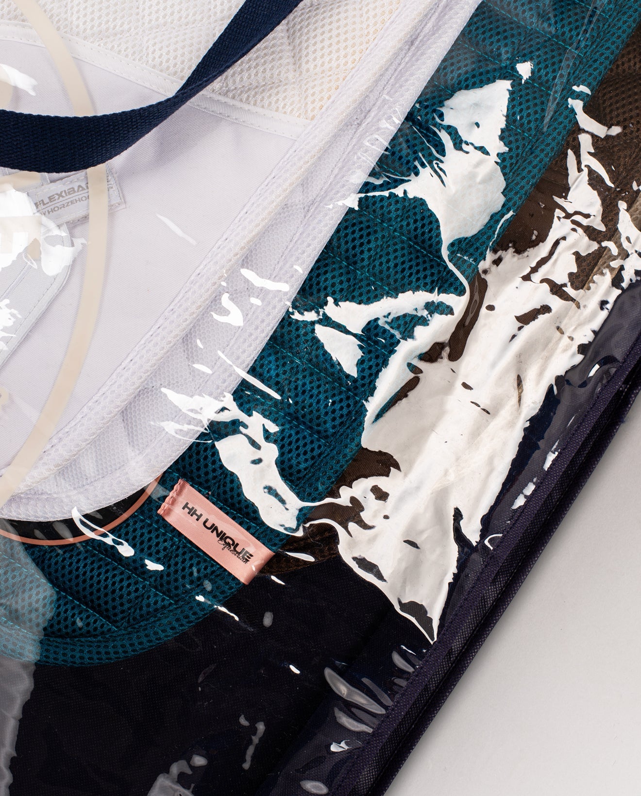 HORZEHOODS® Performance Club Navy Saddle Pad Huge Storage Bag - With Zip - Horzehoods