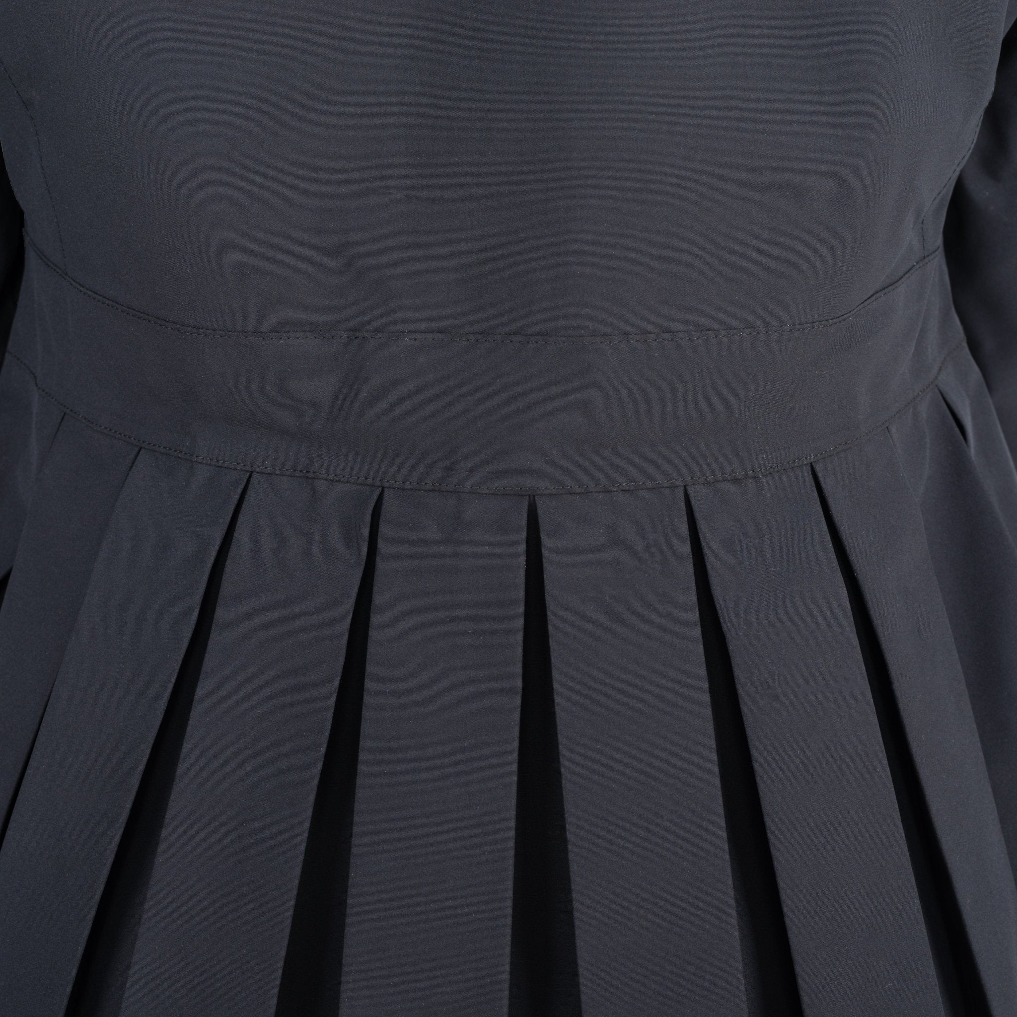 HORZEHOODS® ProPleat Black Waterproof Coat - Horzehoods