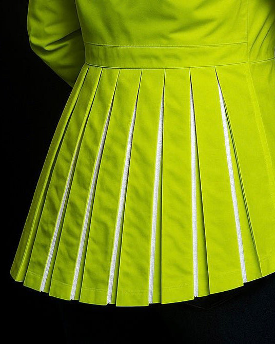 HORZEHOODS® ProPleat®️ HiVis Yellow Reflective Waterproof Coat (now in stock NEARLY SOLD OUT)