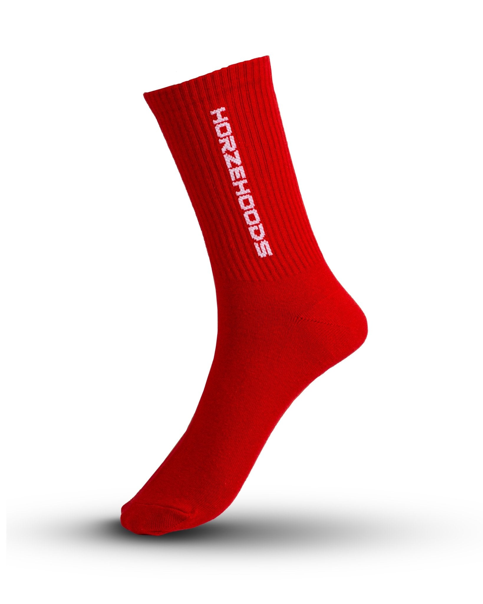HORZEHOODS® Red Performance Crew Socks - Horzehoods