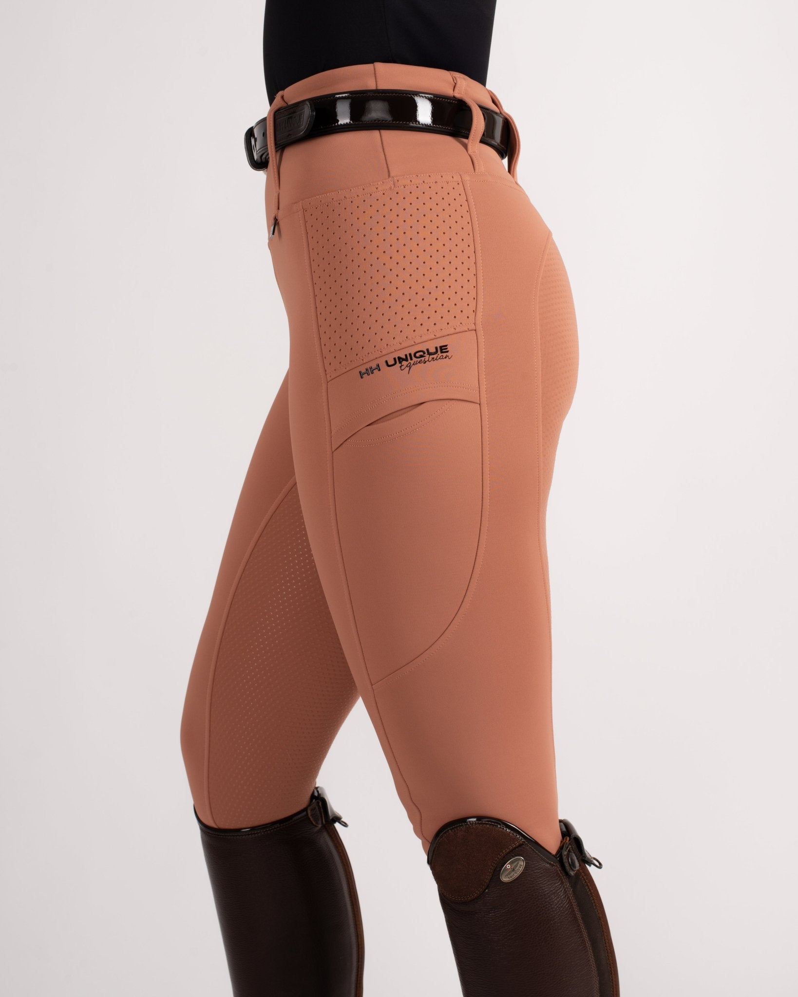 HORZEHOODS® Rose V - Seam Thermo Riding Leggings - Horzehoods5056725019174