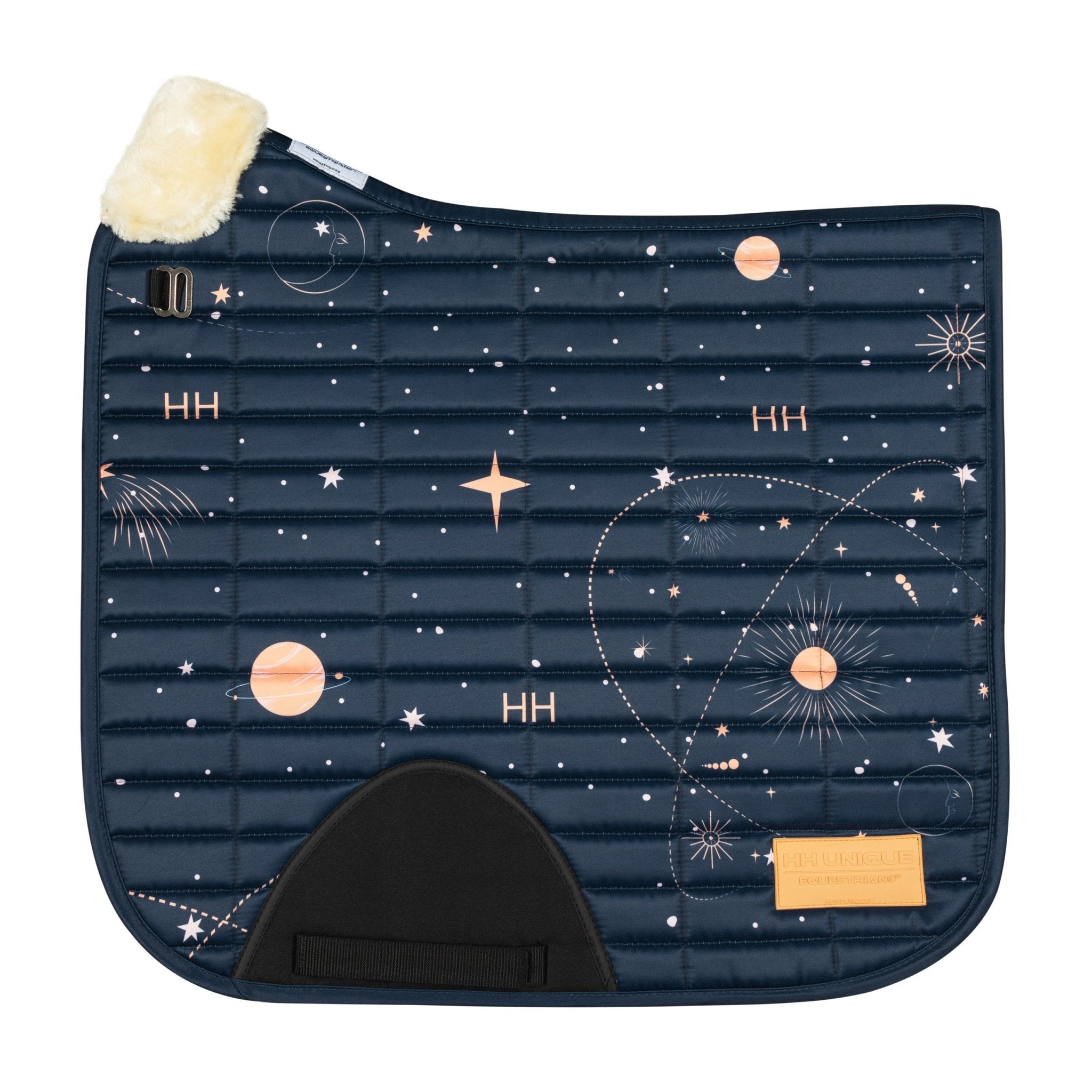 Horzehoods® Teal Space Dressage Saddle Pad FlexiTabz™© (25 May Launch Day) - Horzehoods5056725013929