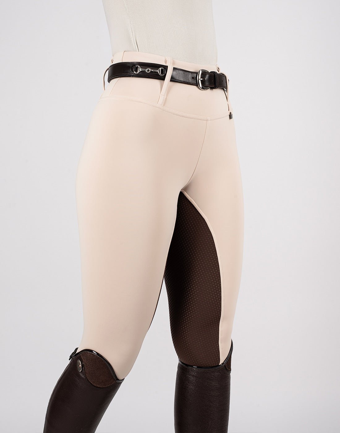 HORZEHOODS® Vanilla Brown Competition Leggings - Horzehoods5056725002329