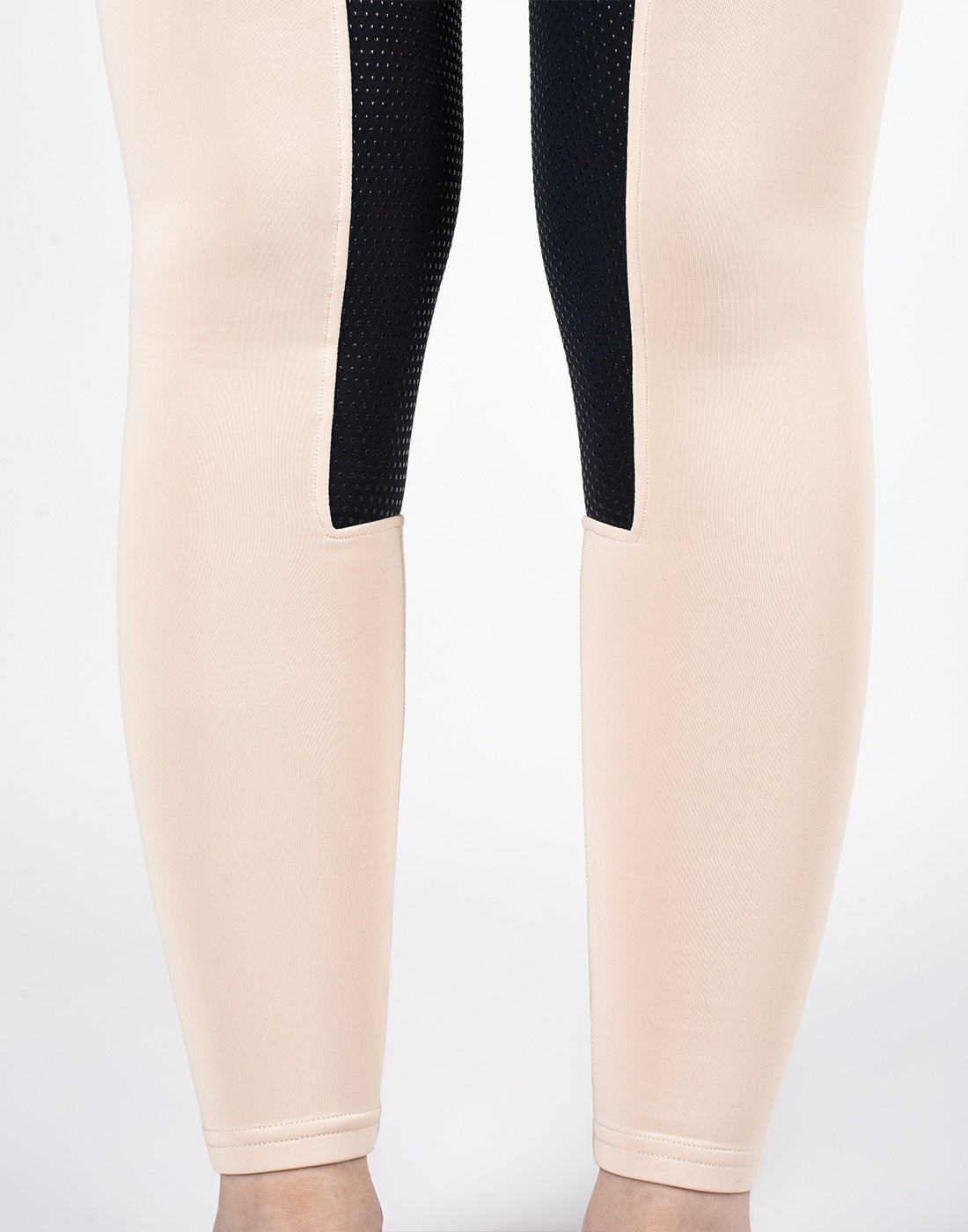 HORZEHOODS® Vanilla Navy Contrast Seat Competition Leggings - Horzehoods5056725000967