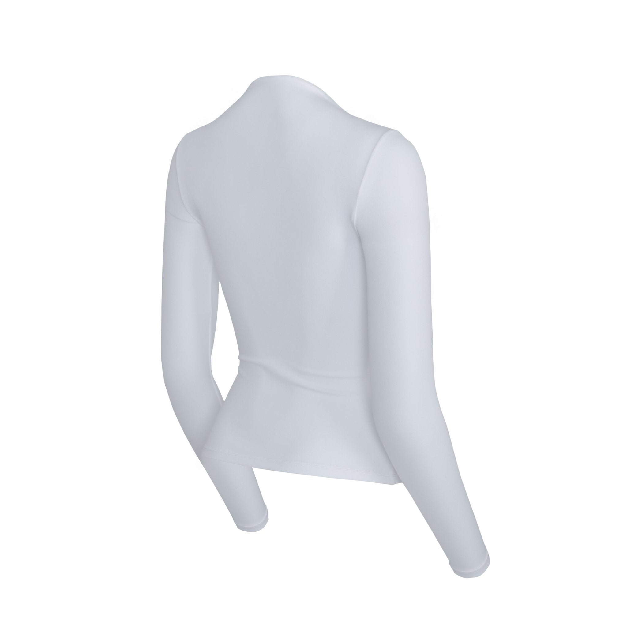 HORZEHOODS® White Long Sleeve Basicz Vest Top - Horzehoods5056725022709