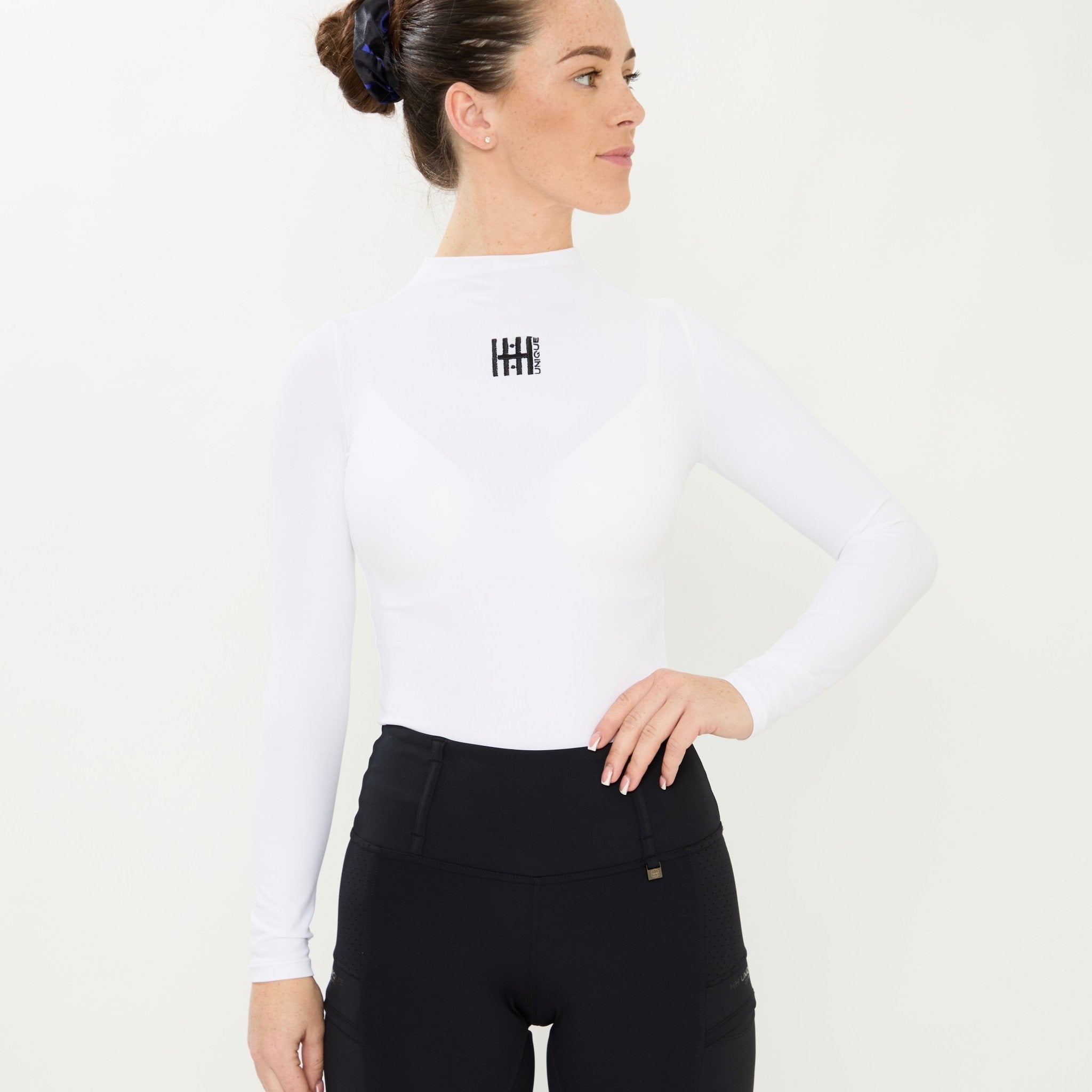 HORZEHOODS® White Long Sleeve Basicz Vest Top - Horzehoods5056725022709