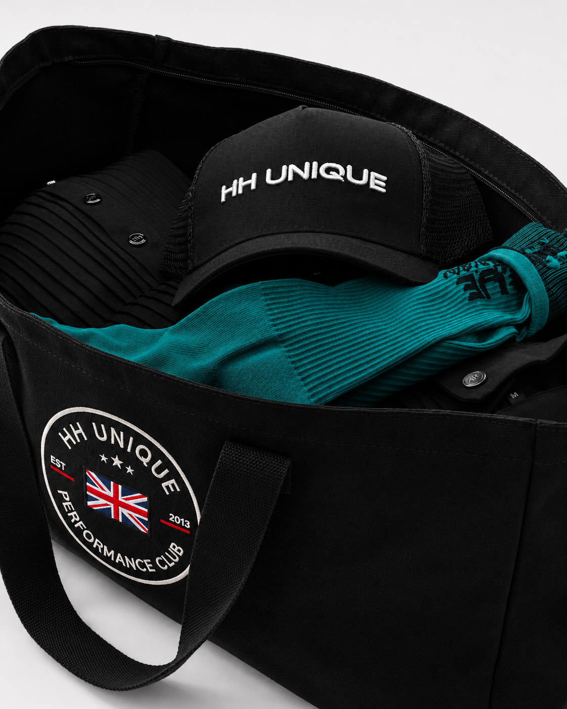 HORZEHOODS® Performance Club Black 'Bits & Boots' Bag - With Zip