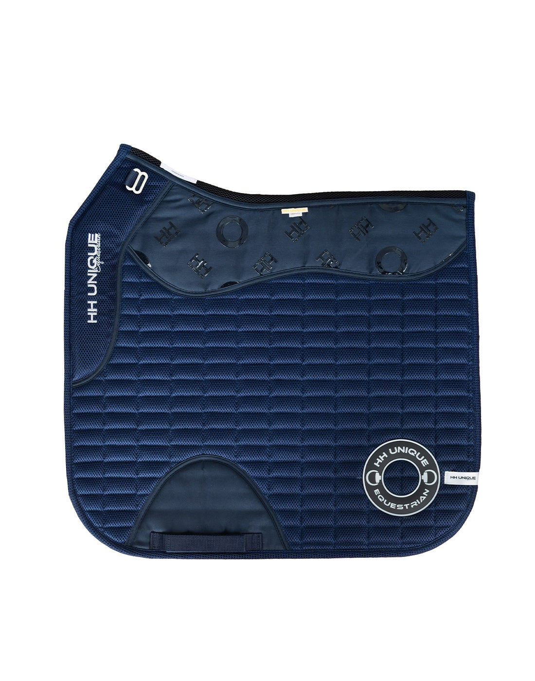 HORZEHOODS®  Navy & Silver Porthole AirGel Pad Dressage