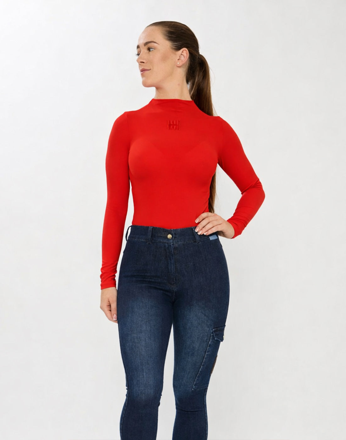 HORZEHOODS® Red Long Sleeve Basicz Vest Top