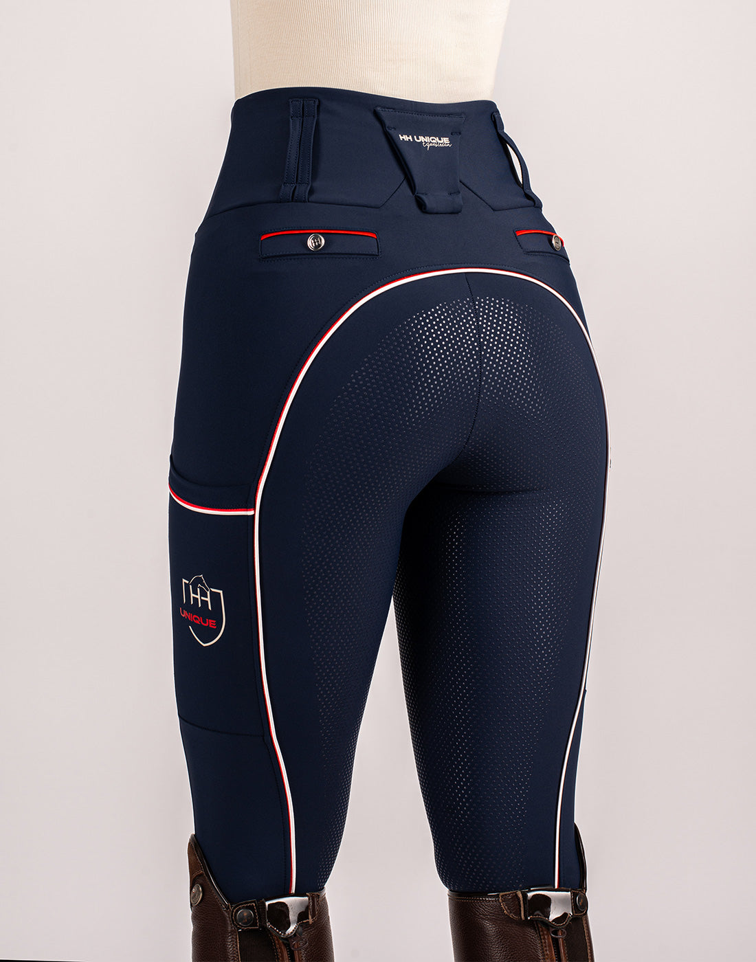 HORZEHOODS® Performance Club Navy High Waist Breggings