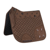 2 - 1 Brown Competition Dressage Pad & Kit - Horzehoods5056725002978