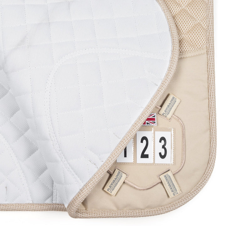 2 - 1 Cream Competition Dressage Pad & Kit - Horzehoods5060521424797