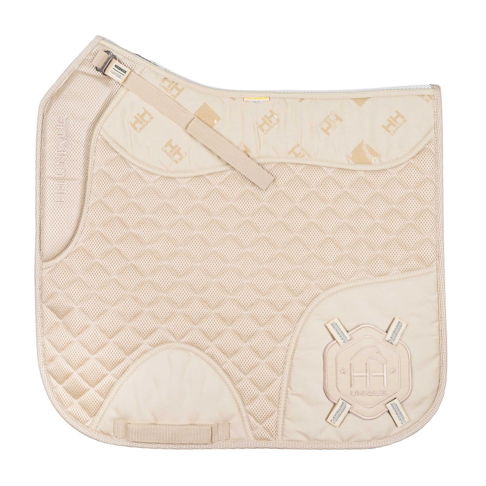 2 - 1 Cream Competition Dressage Pad & Kit - Horzehoods5060521424797