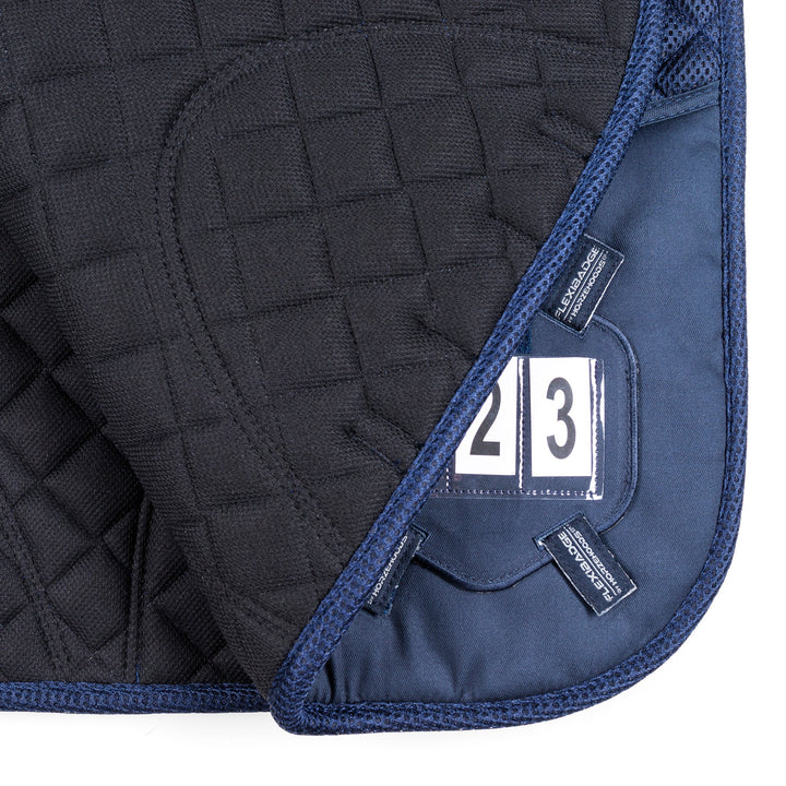 2 - 1 Navy Competition Dressage Pad & Kit - Horzehoods5056725002831