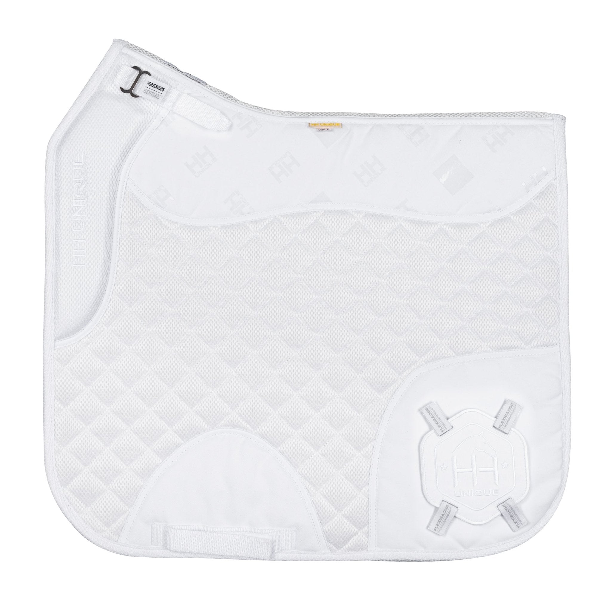 2 - 1 White Competition AirGel Dressage Pad & Kit - Horzehoods5060521424193