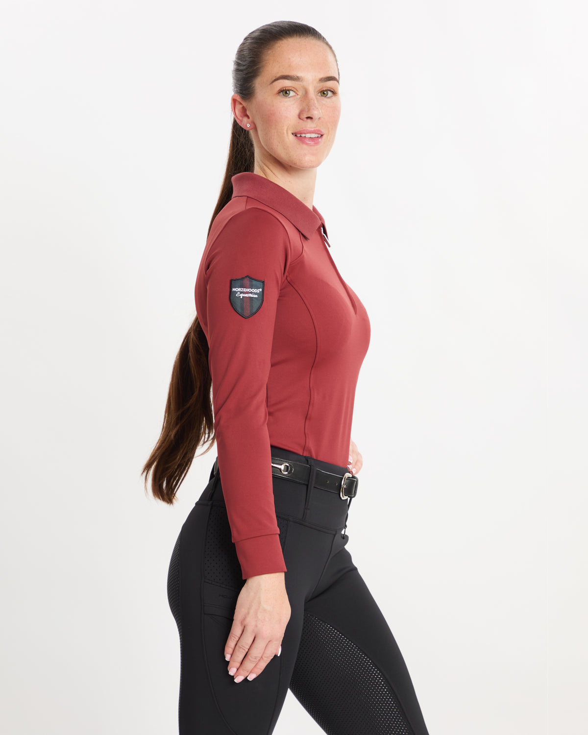 HORZEHOODS® Hybrid Heritage Maroon Base Layer Top