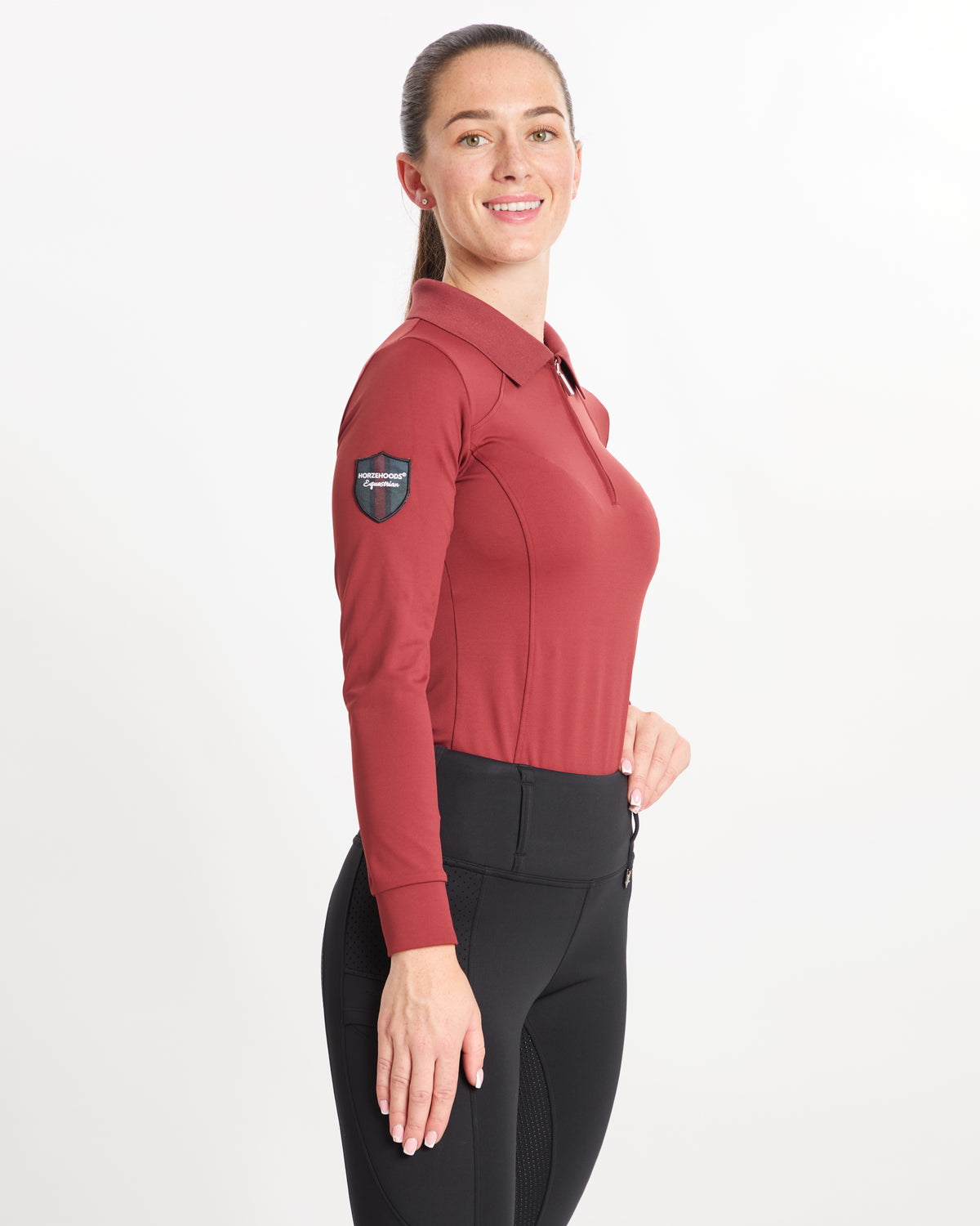HORZEHOODS® Hybrid Heritage Maroon Base Layer Top