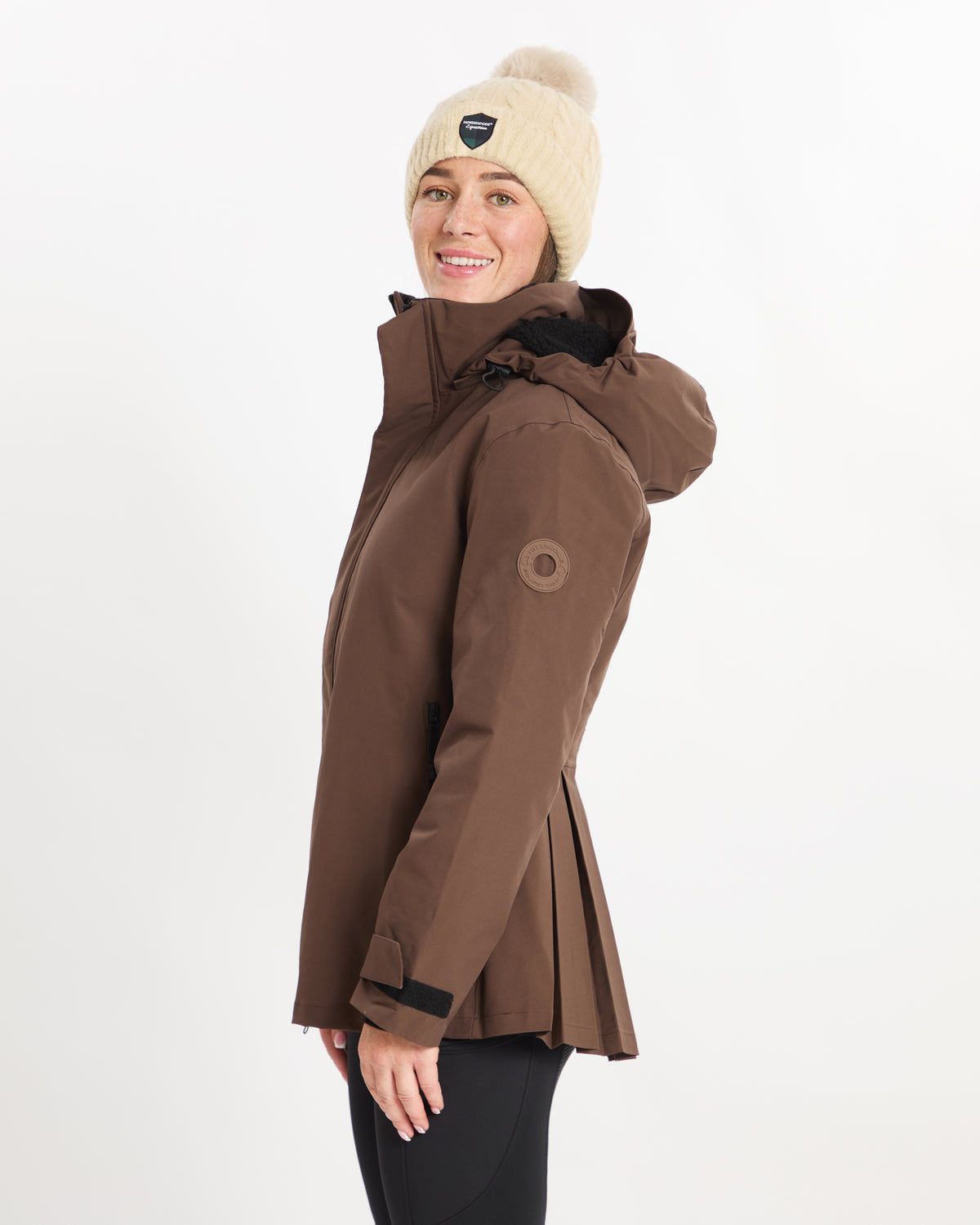 HORZEHOODS® ProPleat® Teddy Bear Brown Waterproof Coat