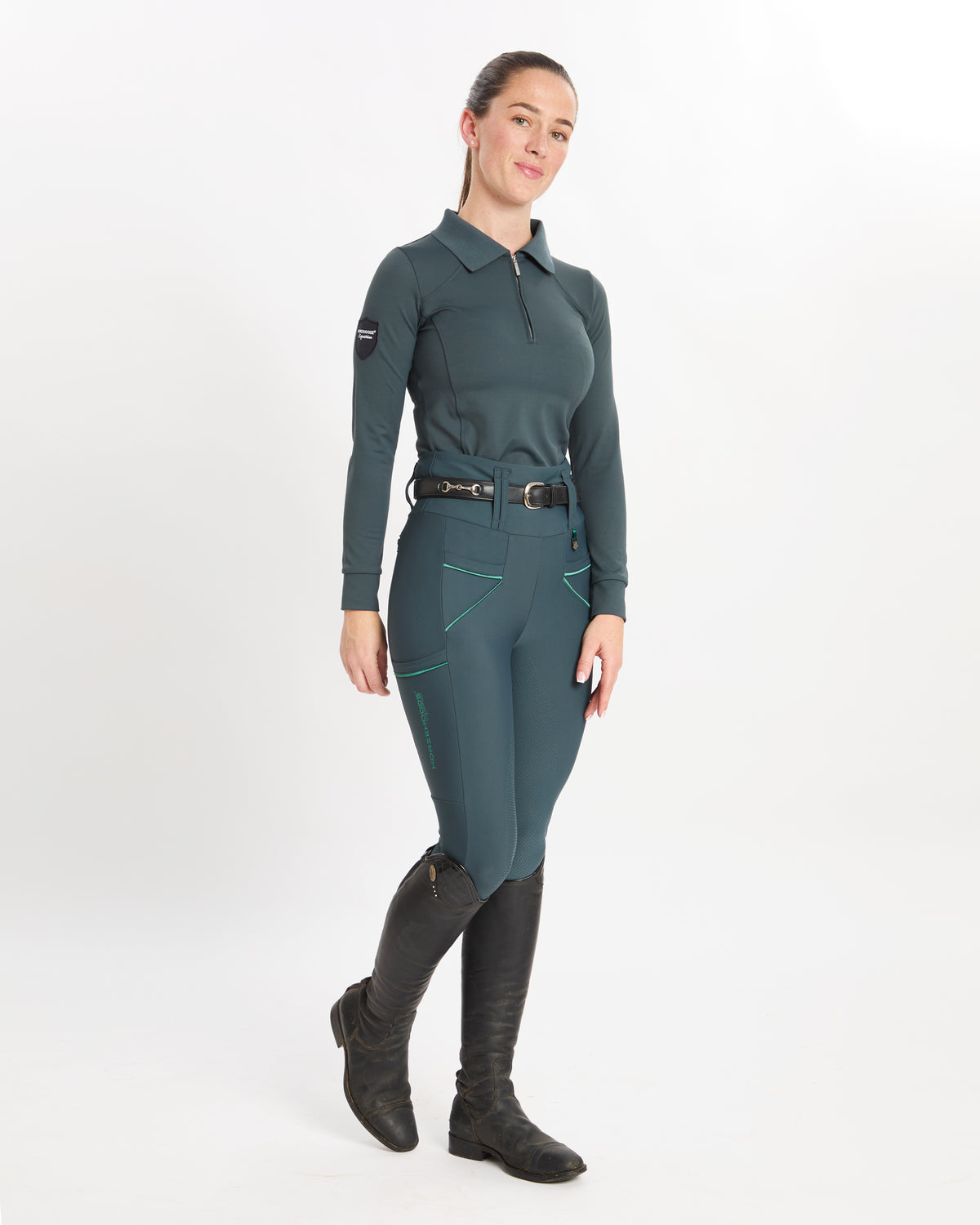 HORZEHOODS® Hybrid Manor Green Base Layer Top