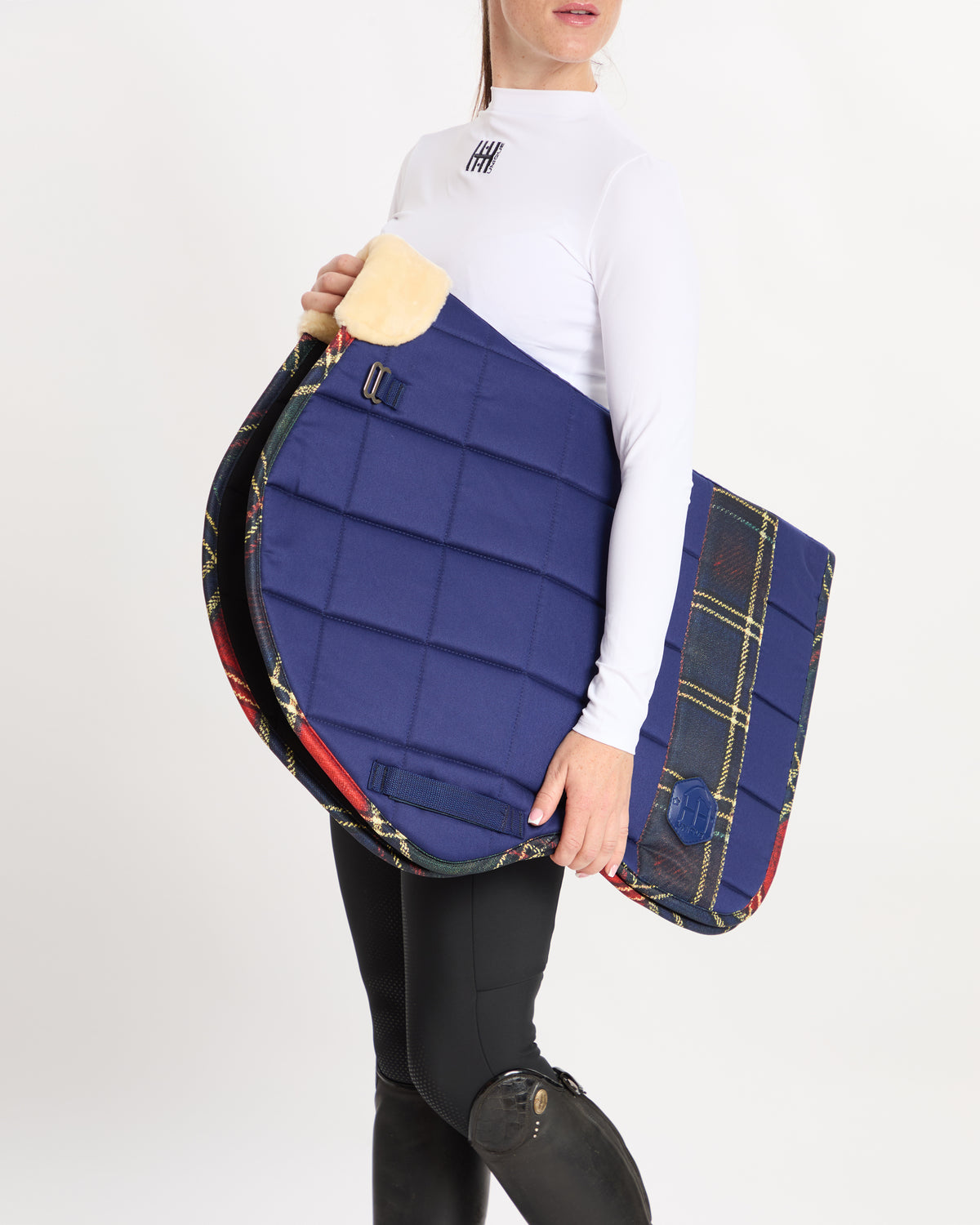 HORZEHOODS® Blue Tartan FlexiTabz Pad GP/Jump
