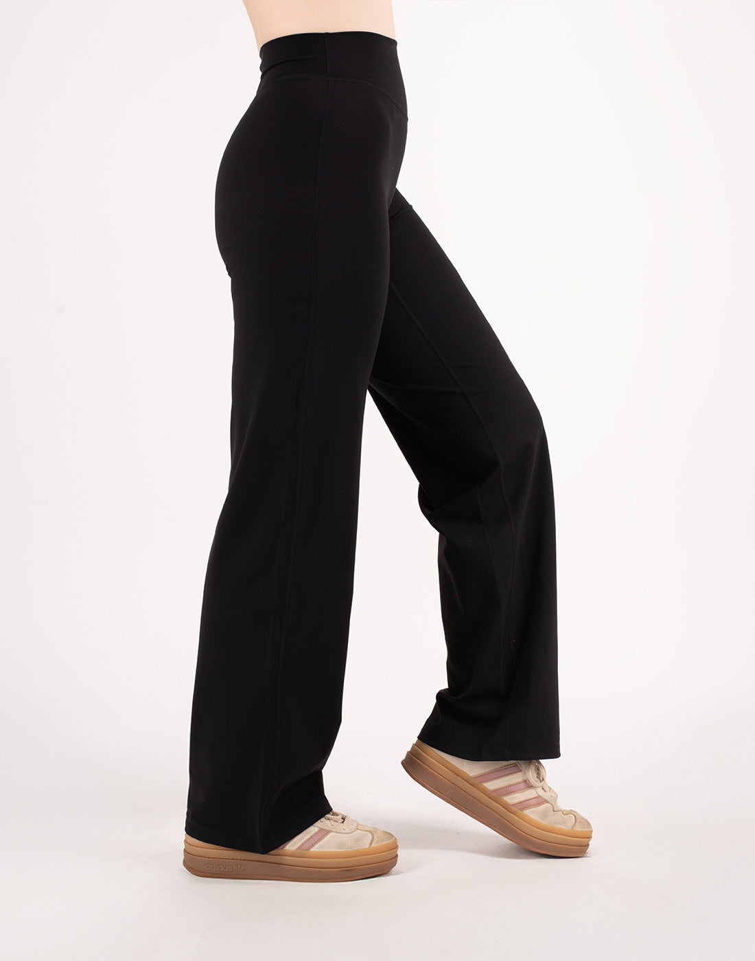 HORZEHOODS® Black Flare Basicz Non Riding Leggings