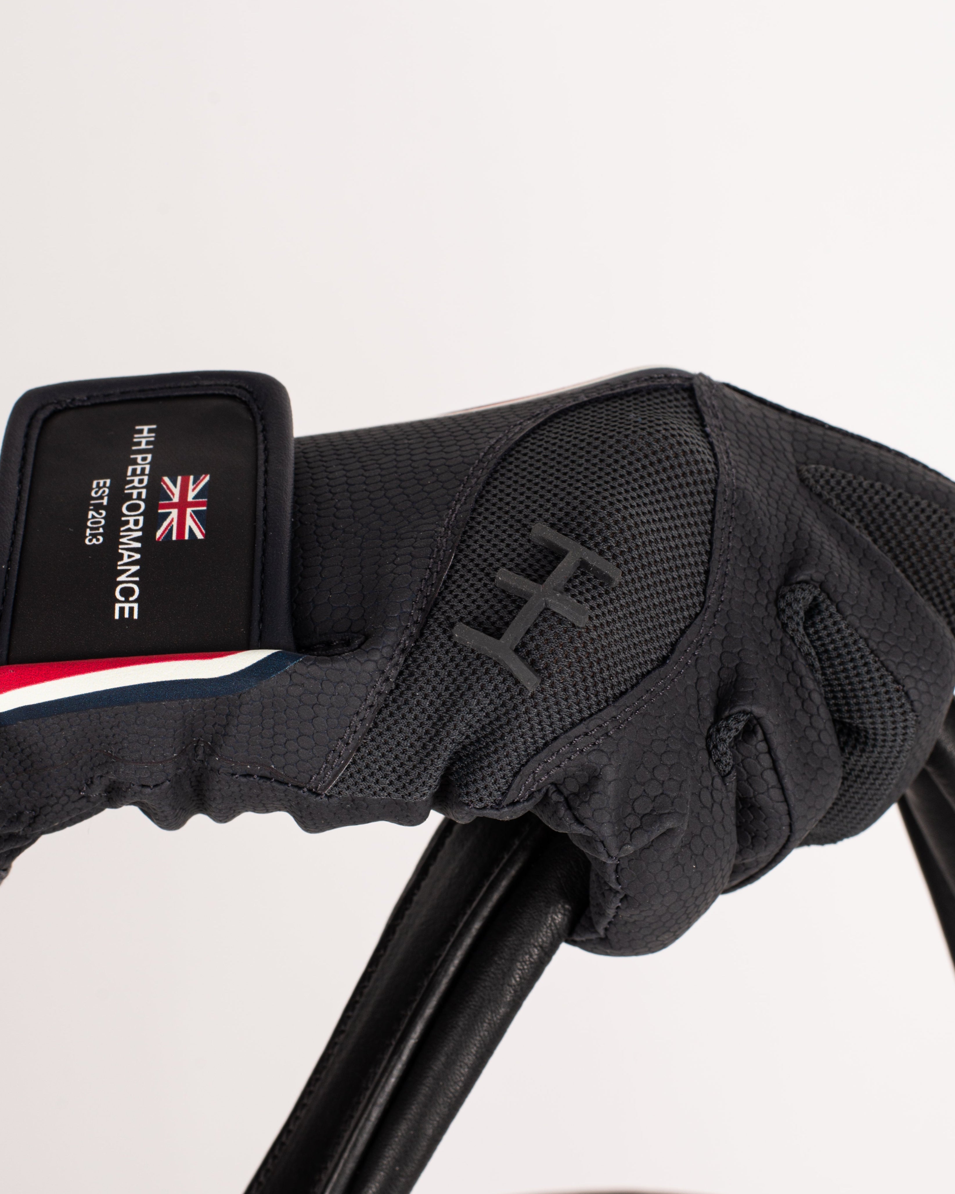 HORZEHOODS® Performance Club Navy AirFlow Riding Gloves