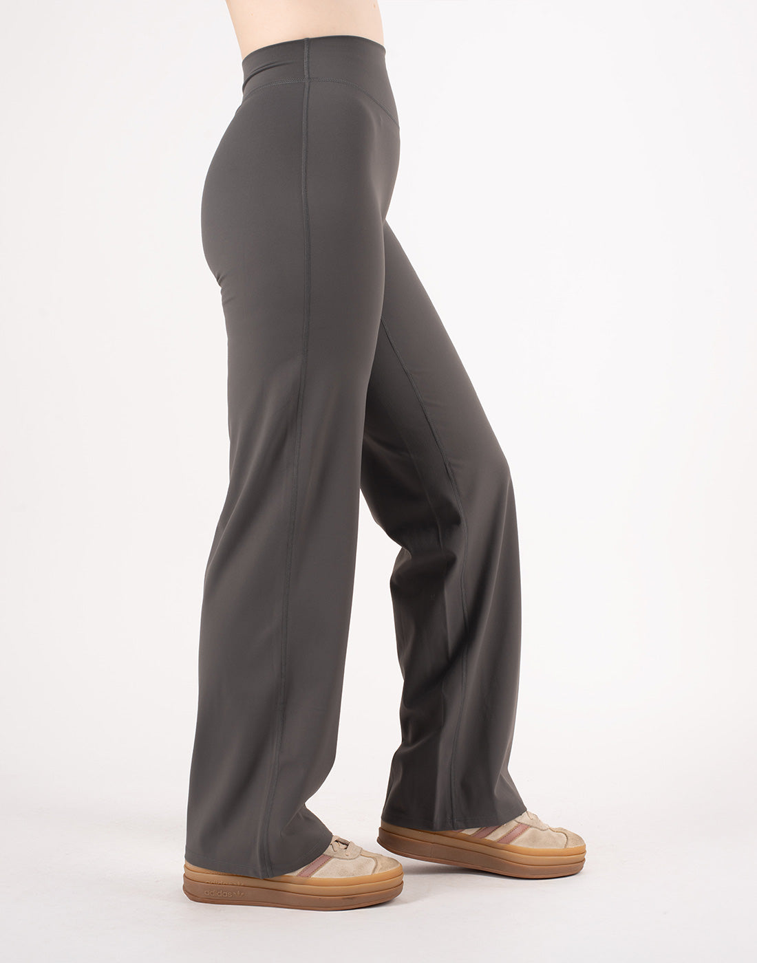HORZEHOODS® Grey Flare Basicz Non Riding Leggings