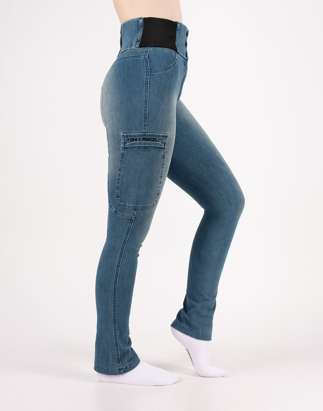 HORZEHOODS® DAKOTA Denim Boot Leg Jeans (No Grip)