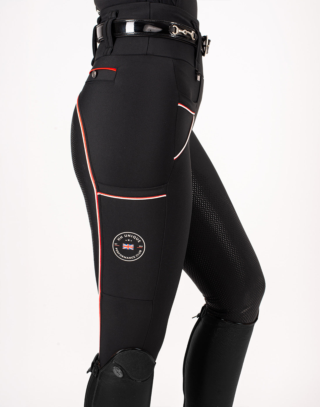 HORZEHOODS® Performance Club Black High Waist Breggings