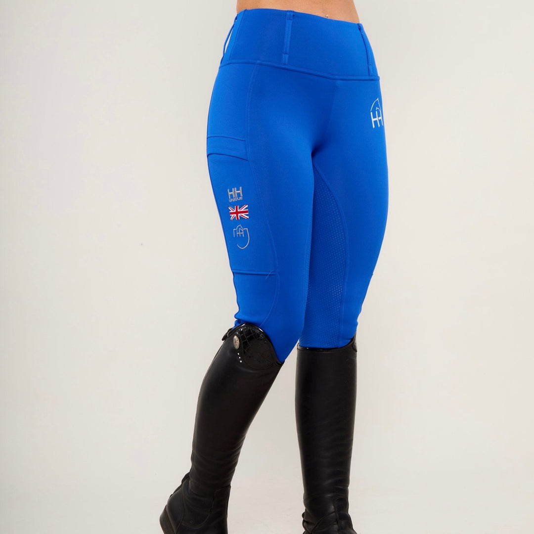 HORZEHOODS® Blue Heavyweight Performance Leggings