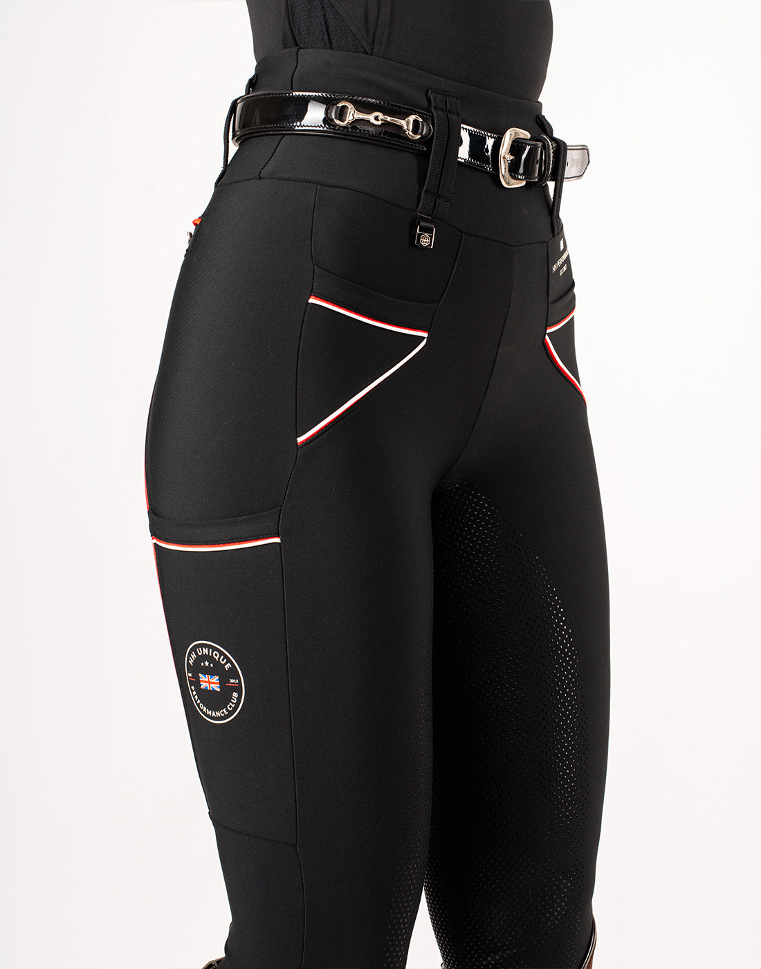 HORZEHOODS® Performance Club Black High Waist Breggings