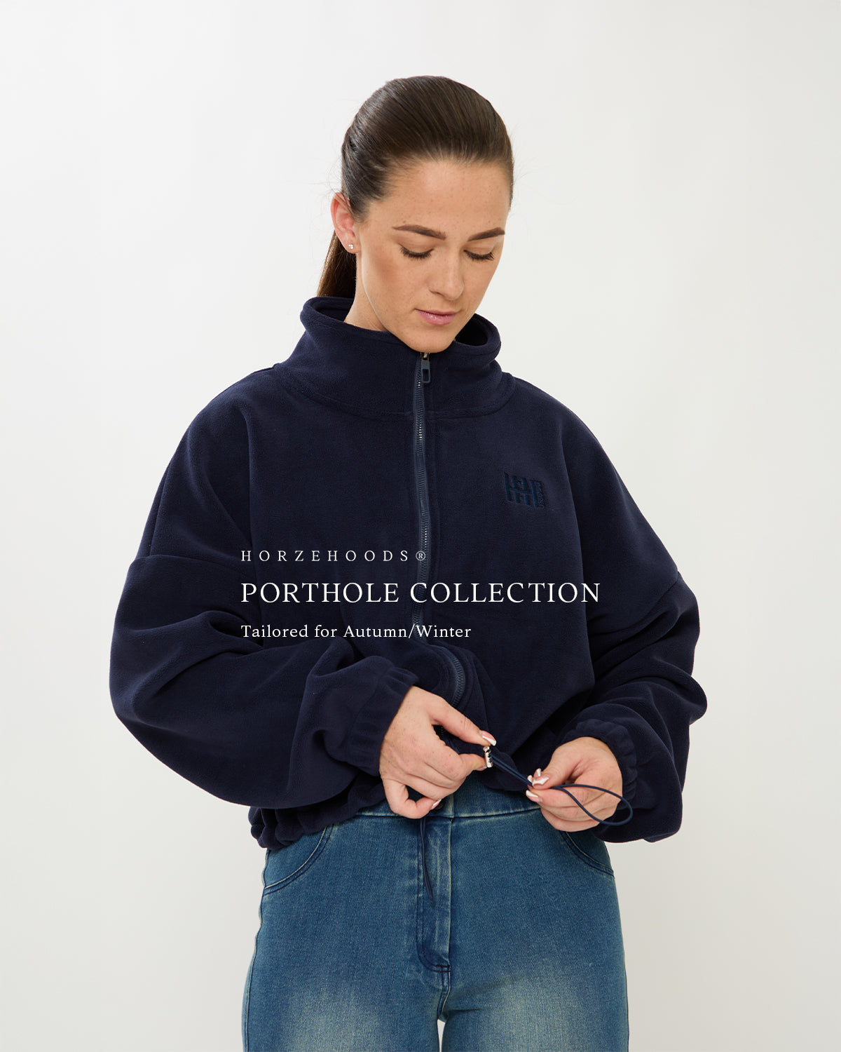 HORZEHOODS® Navy Basicz EveryDayz Bomber Jacket