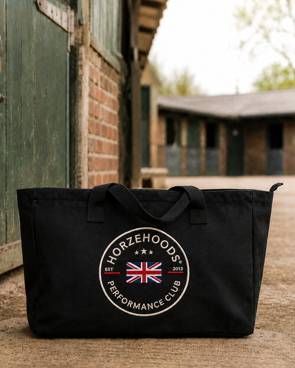 HORZEHOODS® Performance Club Black 'Bits & Boots' Bag - With Zip