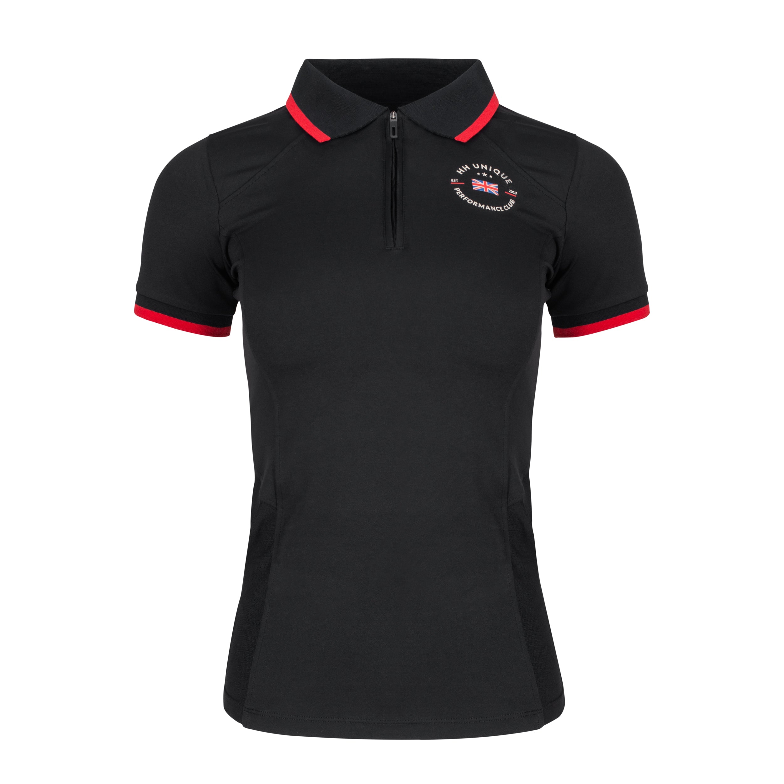 HORZEHOODS® Performance Club Black Short Sleeve Base Layer Top