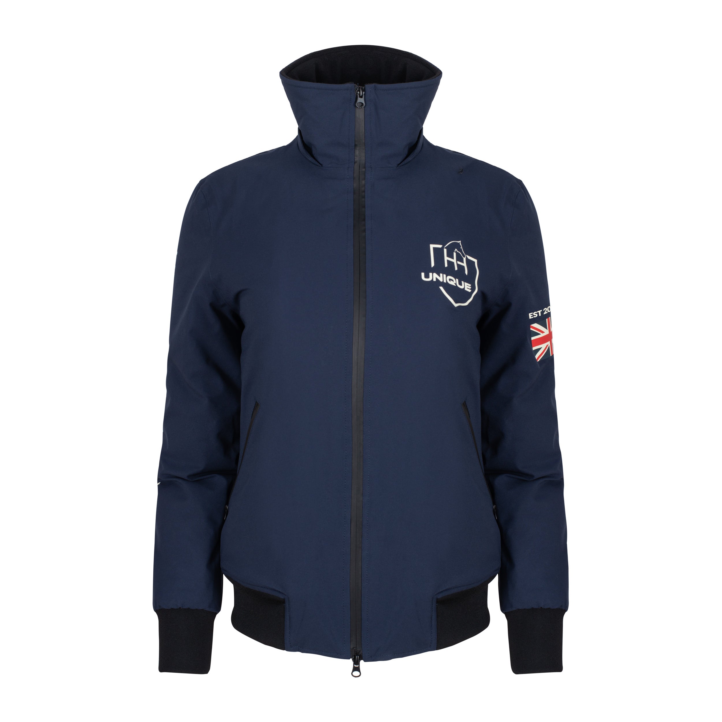 Navy Performance Club Storm-X Waterproof Coat - Equestrian Jacket