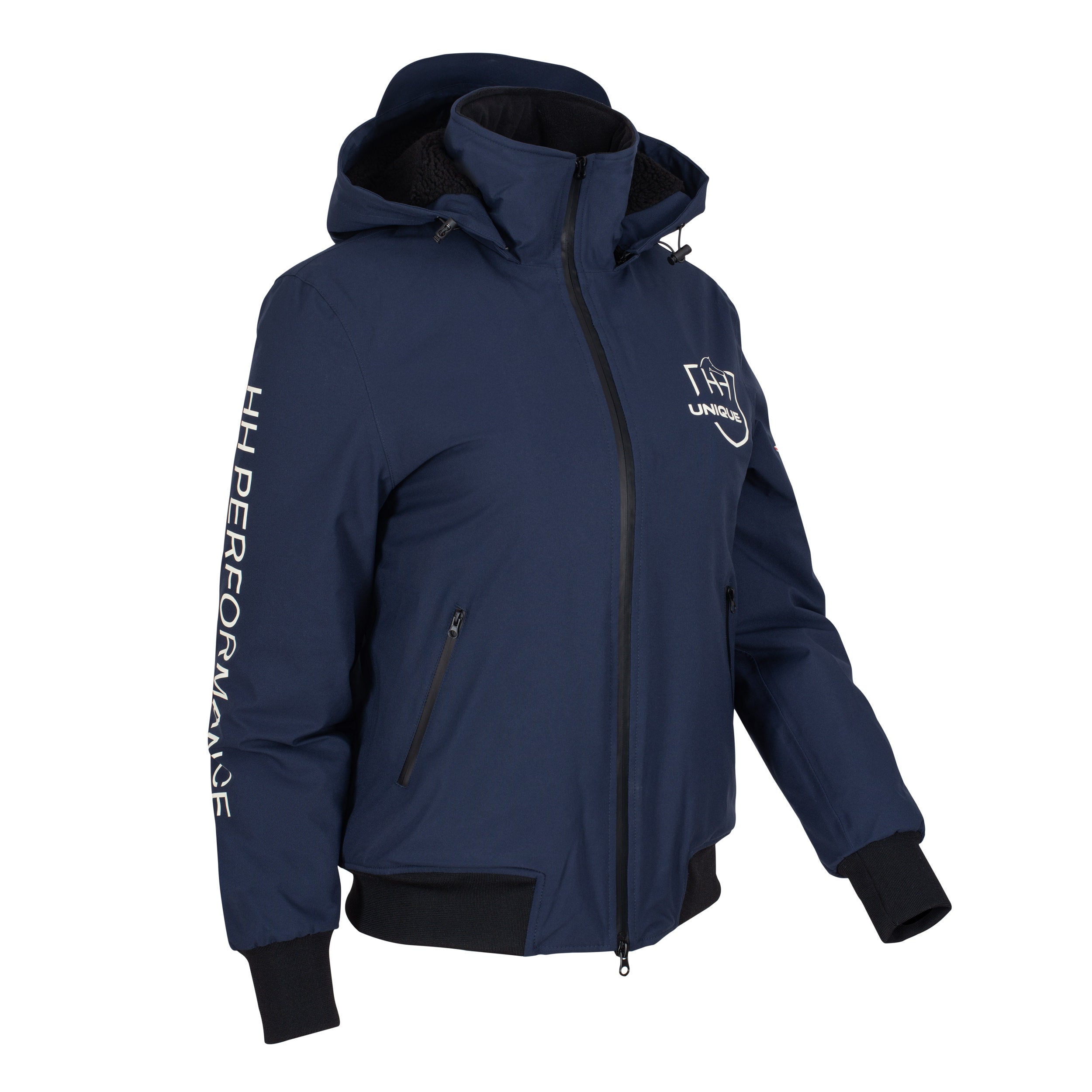 Navy Performance Club Storm-X Waterproof Coat - Equestrian Jacket