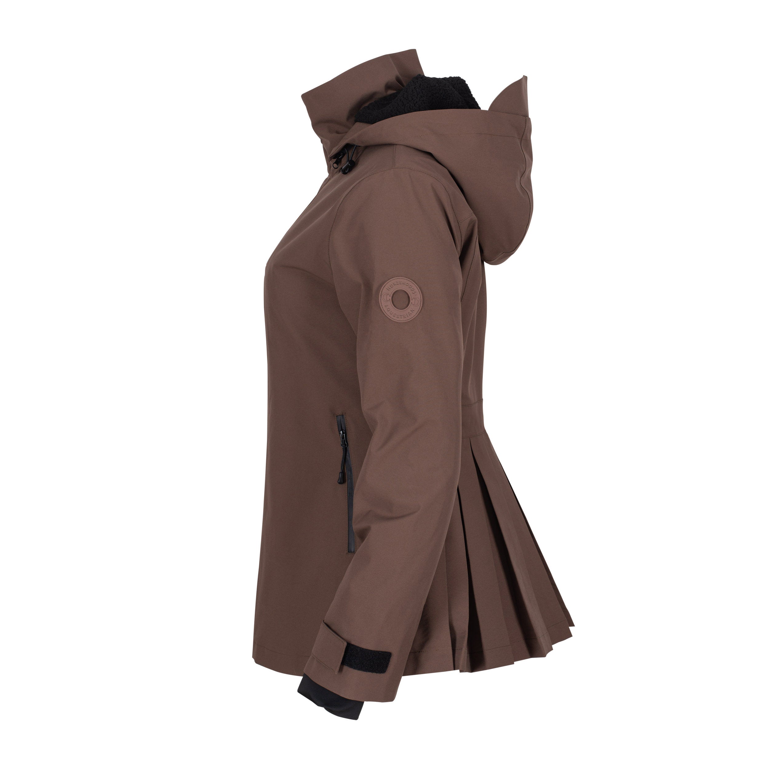 HORZEHOODS® ProPleat®️ Brown Waterproof Coat (despatch end August)