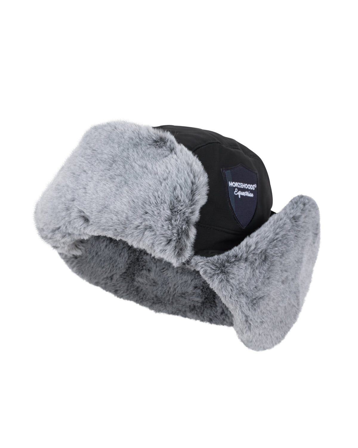 HORZEHOODS® Black Trapper Fleece lined Hat