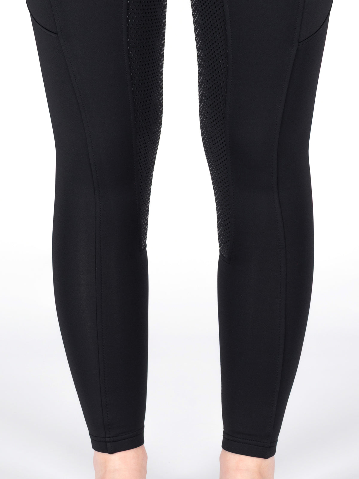 HORZEHOODS® Black V-Seam Thermo Riding Leggings