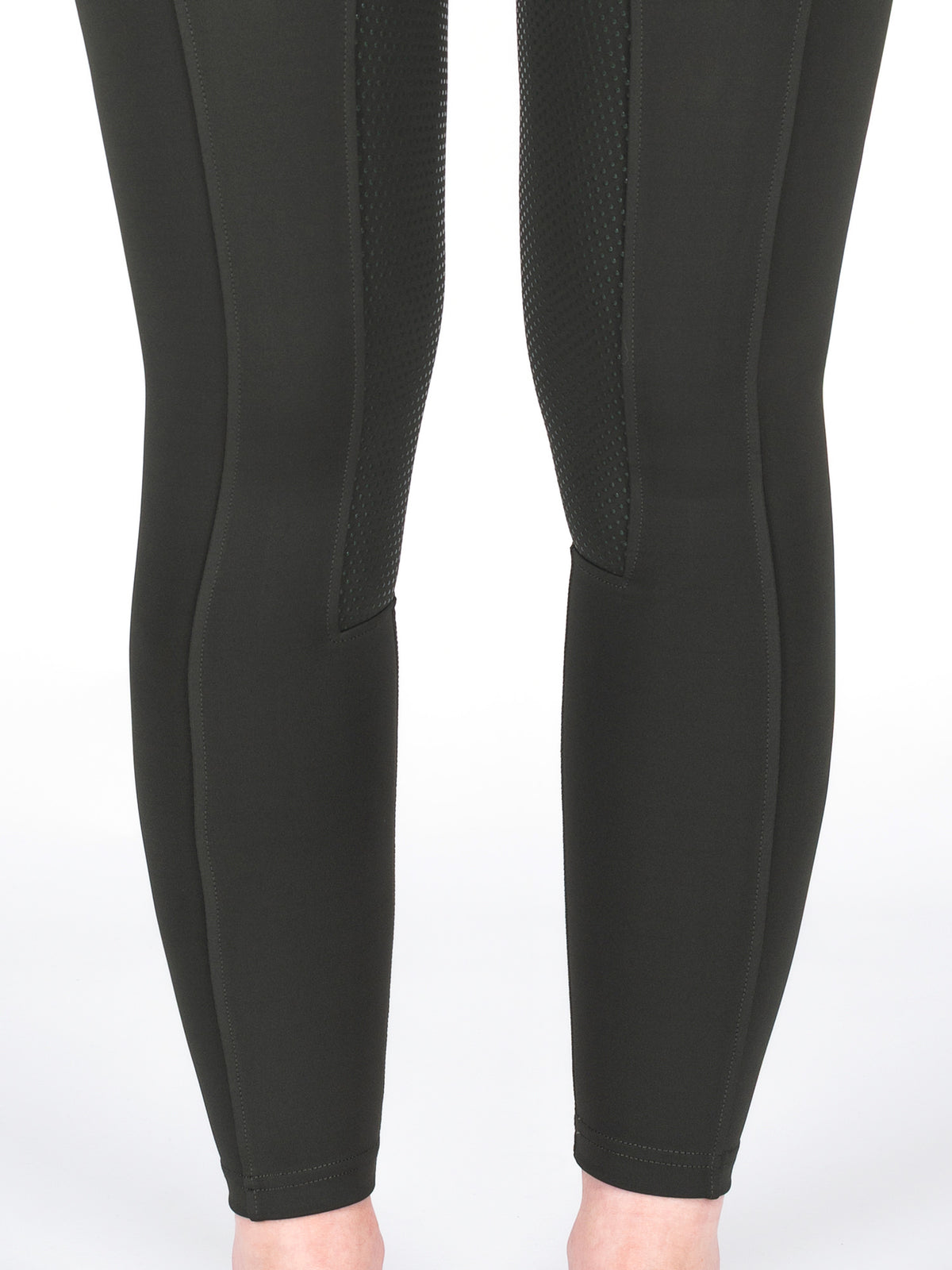 HORZEHOODS® Heritage Green V-Seam Air2 Riding Leggings - Breathable Equestrian Tights