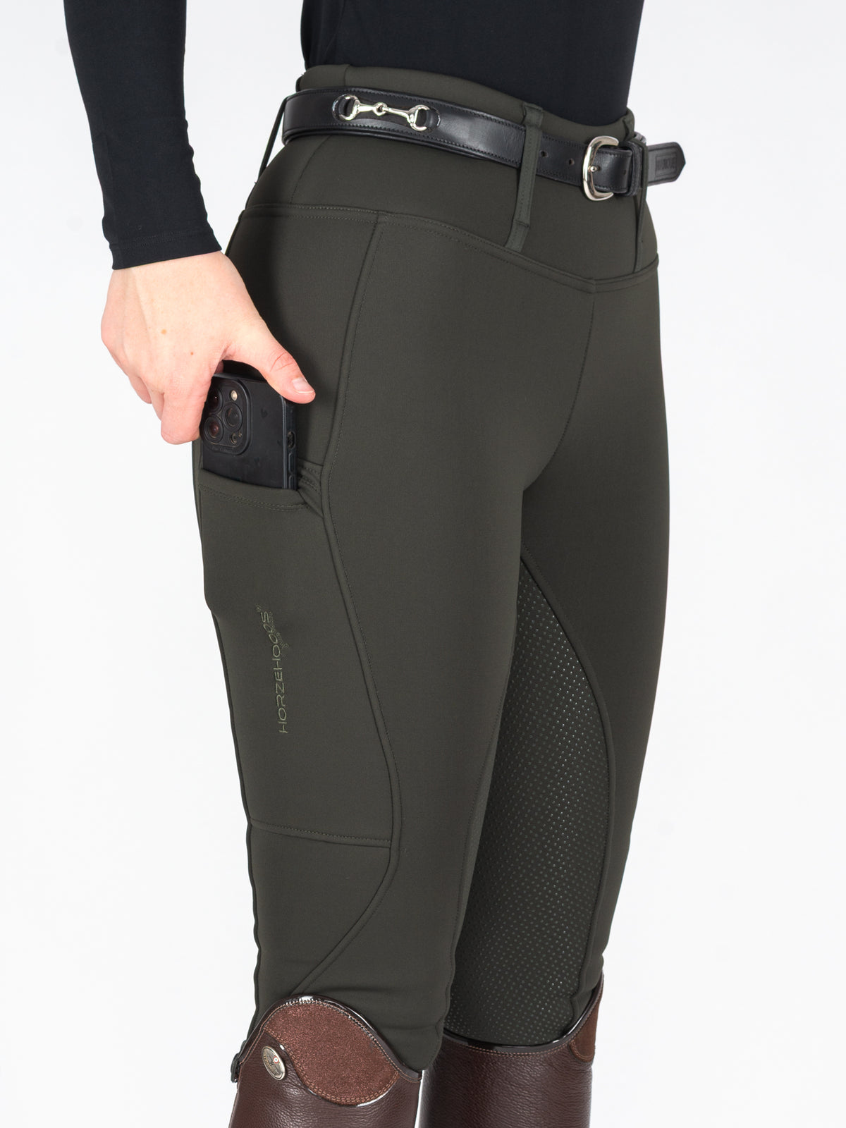 HORZEHOODS® Heritage Green UltraHeat™️ Compression Leggings