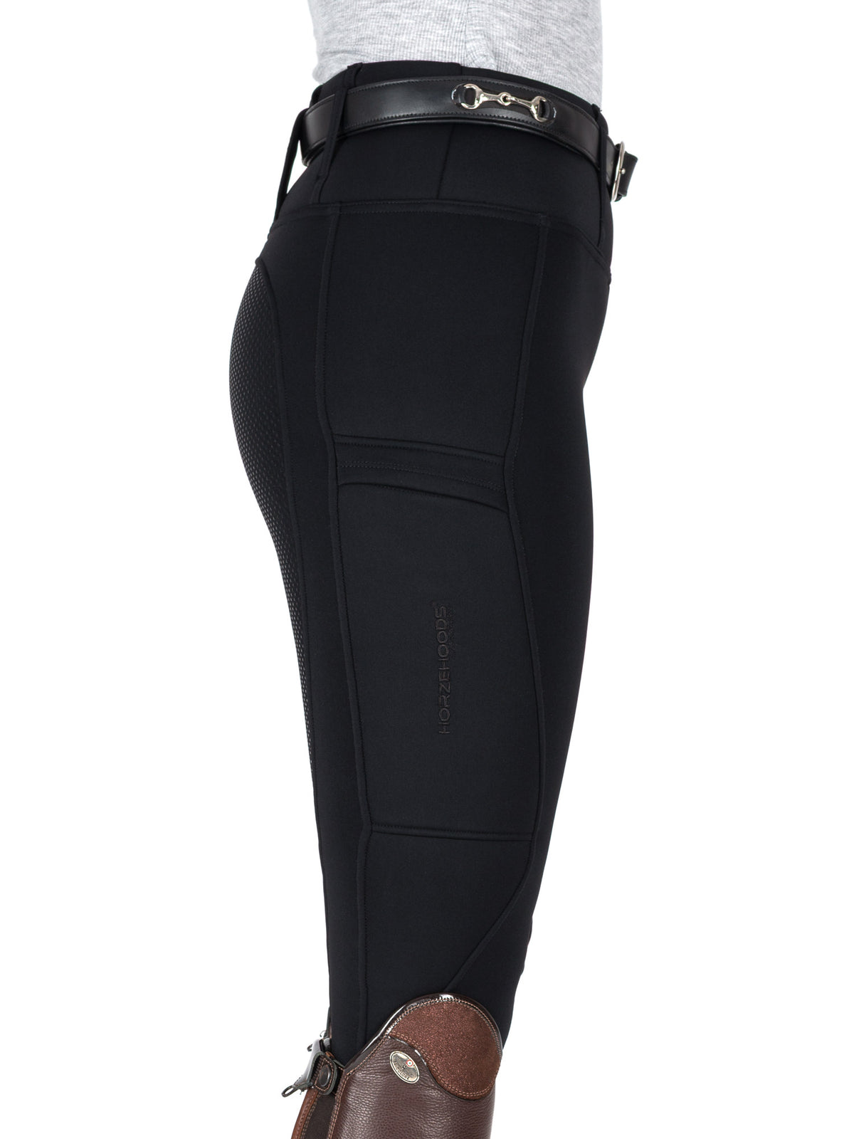 HORZEHOODS® Black UltraHeat™️ Compression Leggings