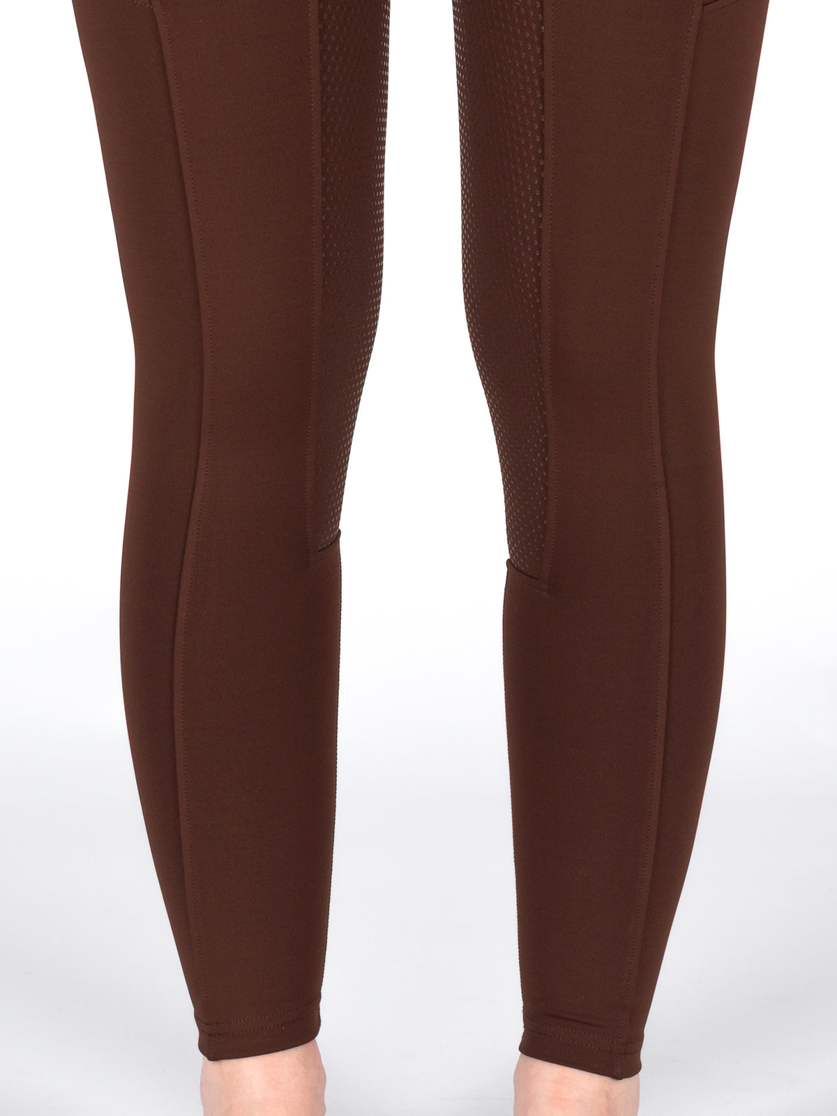 HORZEHOODS® Teddy Brown V-Seam Air2 Riding Leggings - Breathable Equestrian Tights