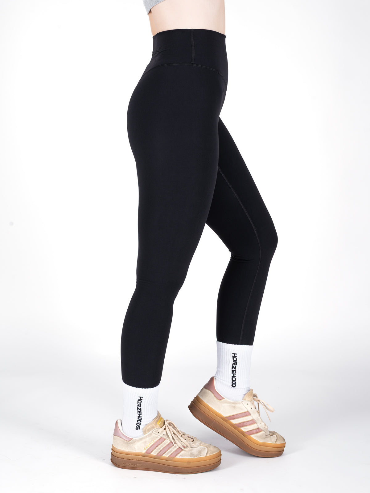 HORZEHOODS® Black Basicz Comfort Base Leggings (PO: despatch 18/10)