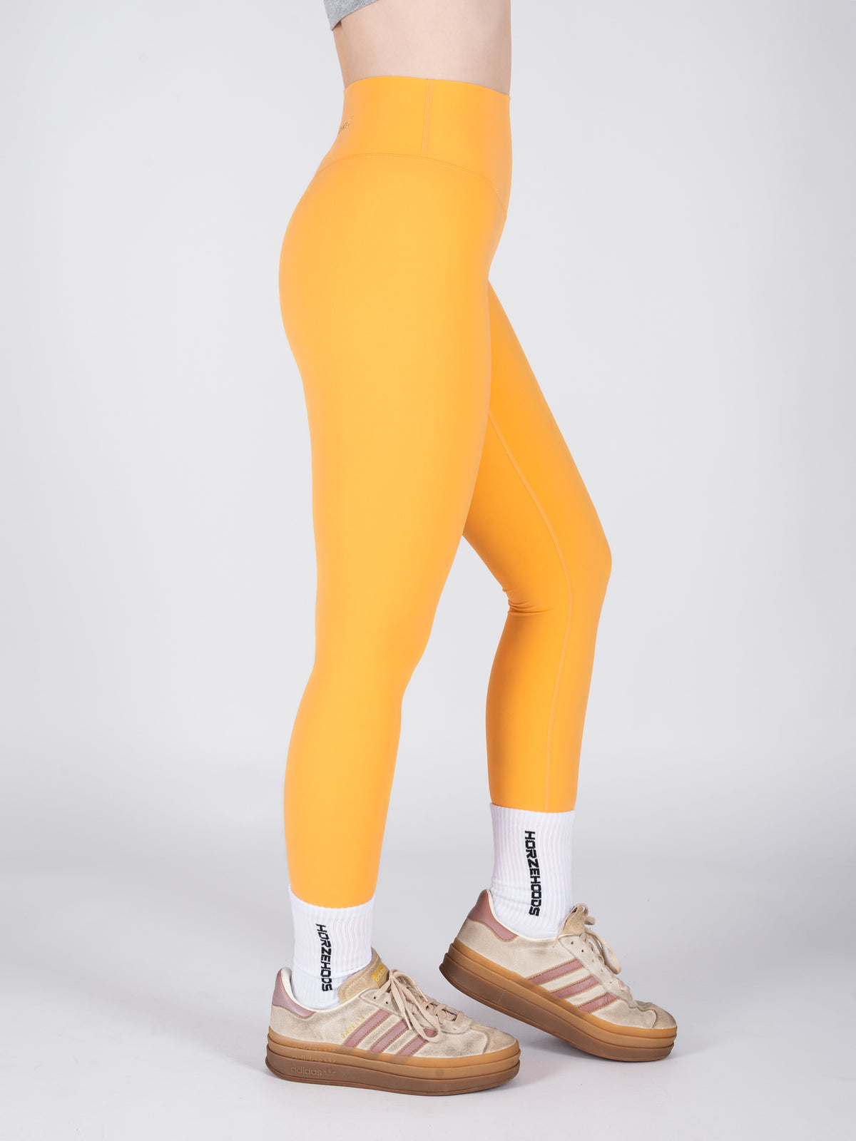 HORZEHOODS® Orange Basicz Comfort Base Leggings (PO: despatch 18/10)