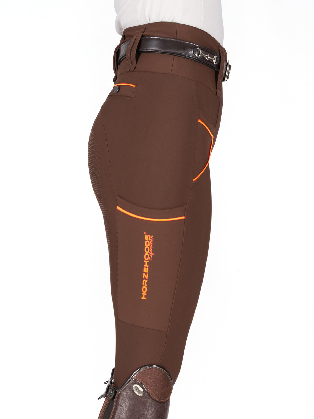 HORZEHOODS® Tabatha Brown Orange Breggings - With Pockets